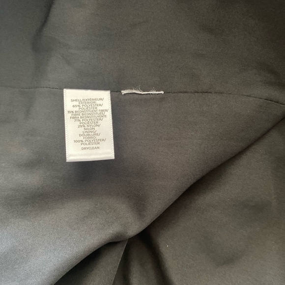 Loft Women’s Mini Sleeveless Dress Colour Black w/Back Zipper Pleated Skirt Sz 4 - Picture 5 of 10